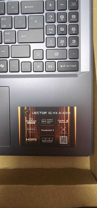 Laptop Gaming MSI Vector 16 HX AI A2XWIG