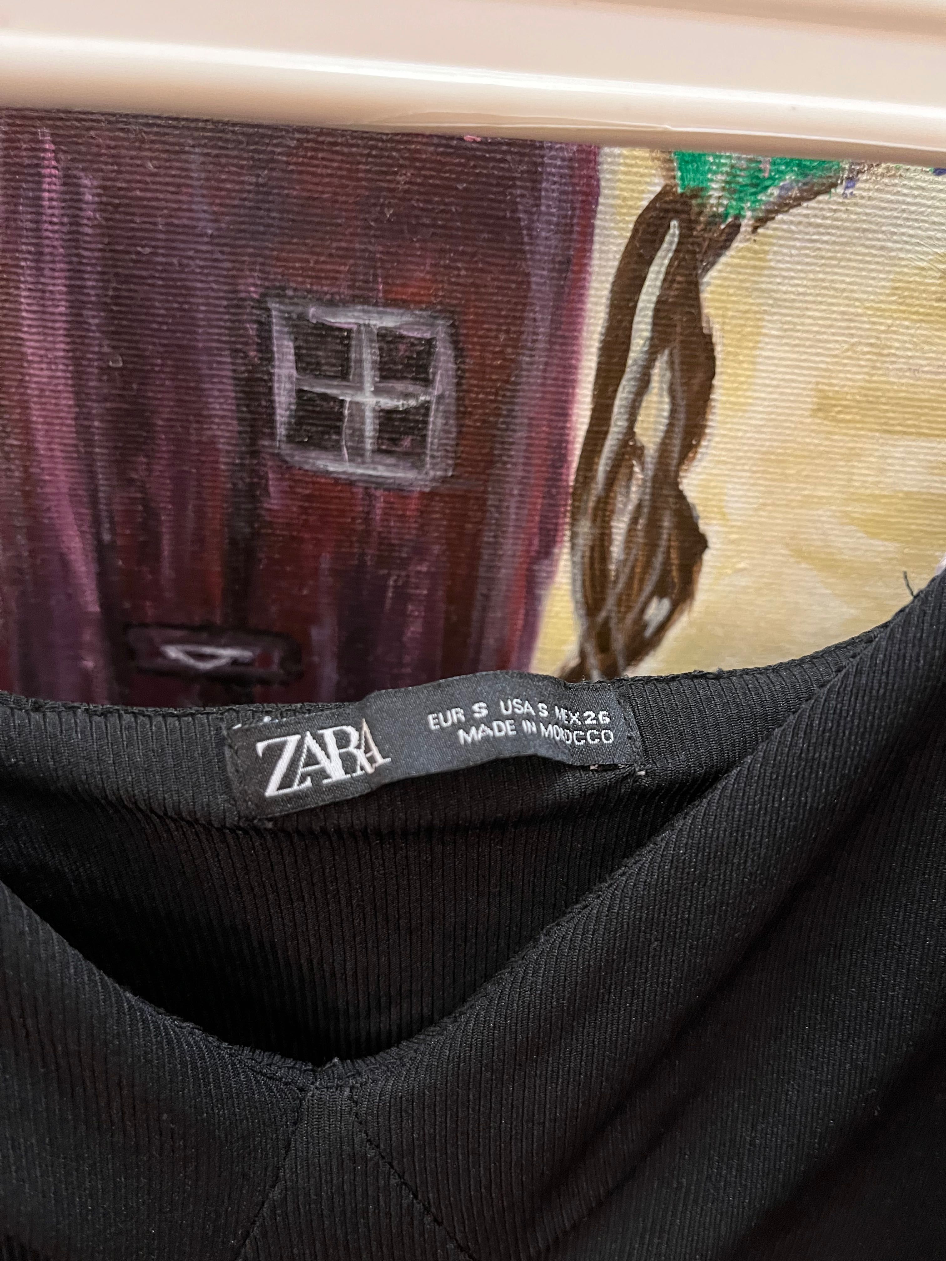 Черна рокля ZARA, размер С