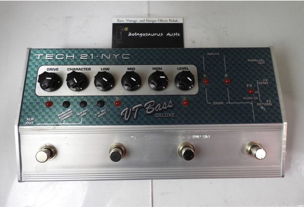 Pedala efecte chitara bas - Sansamp VT Bass DI Deluxe, made in USA