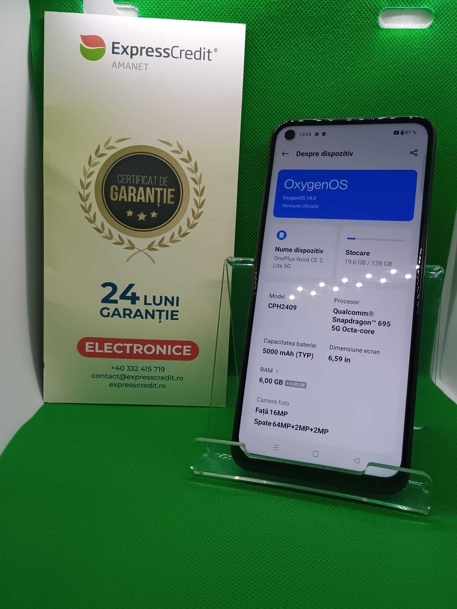 Telefon OnePlus Nord CE2 – Garanție 2 Ani(AG4 Dacia / B.49751)