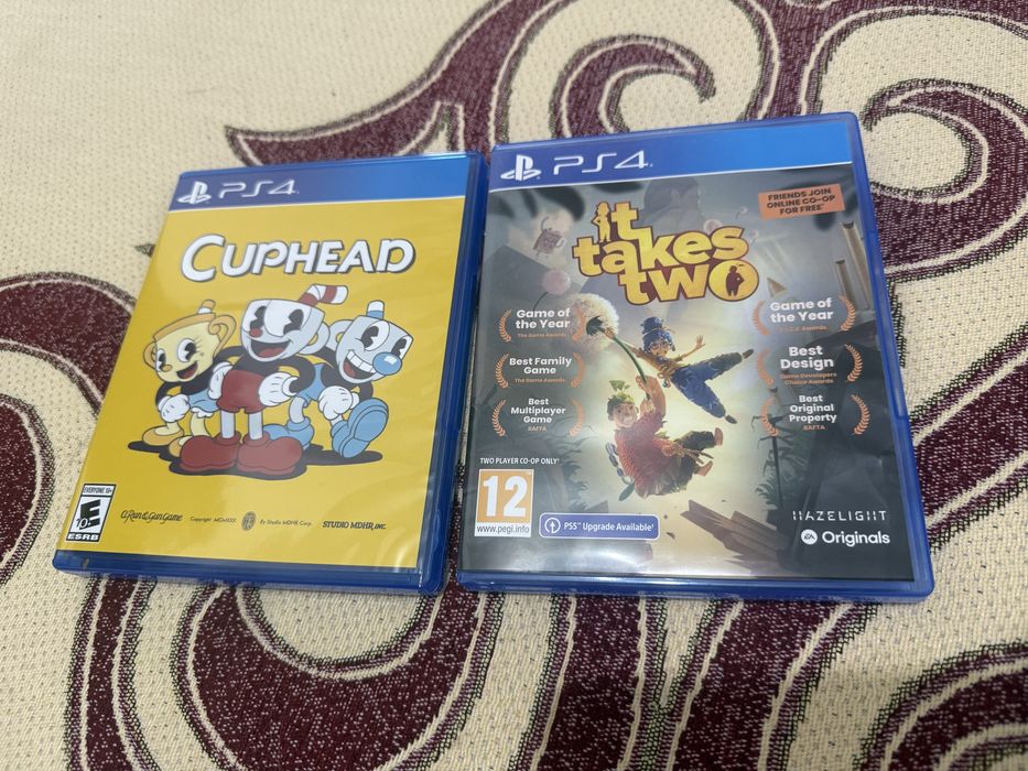 Игры для двоих на PS4 — It Takes Two, Cuphead (б/у)