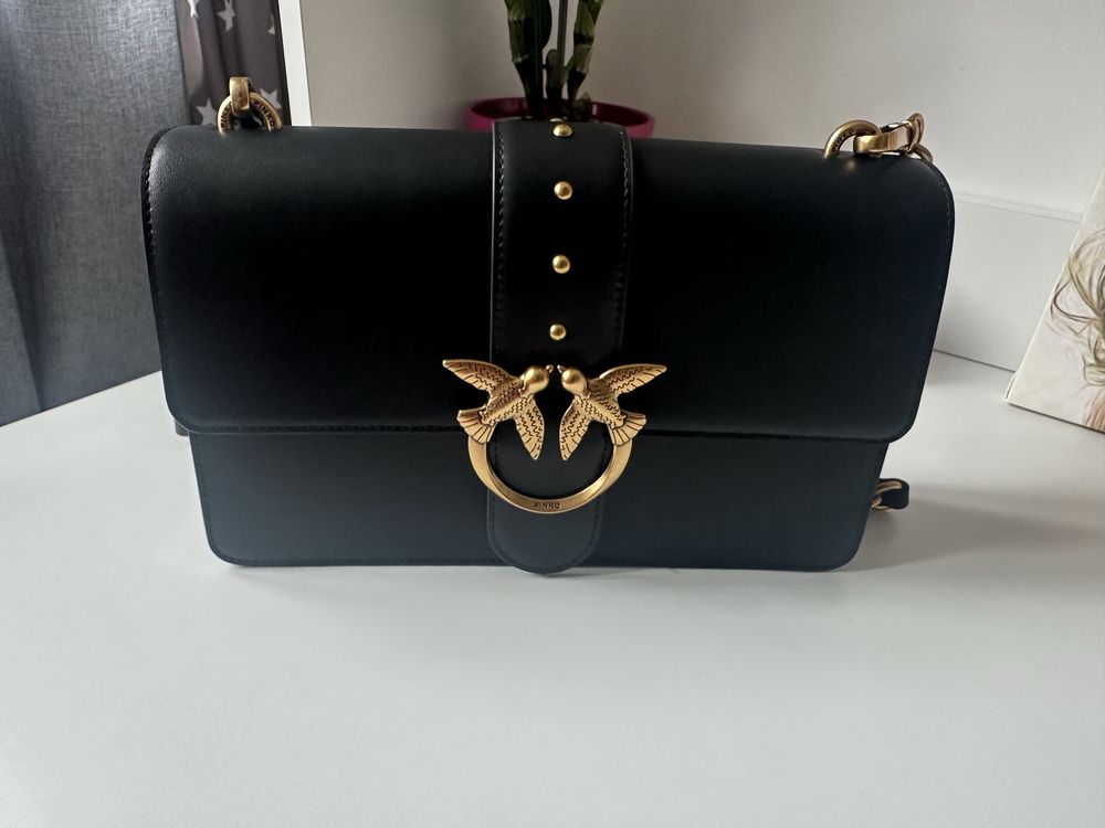 Чанта Pinko Love One Classic черна