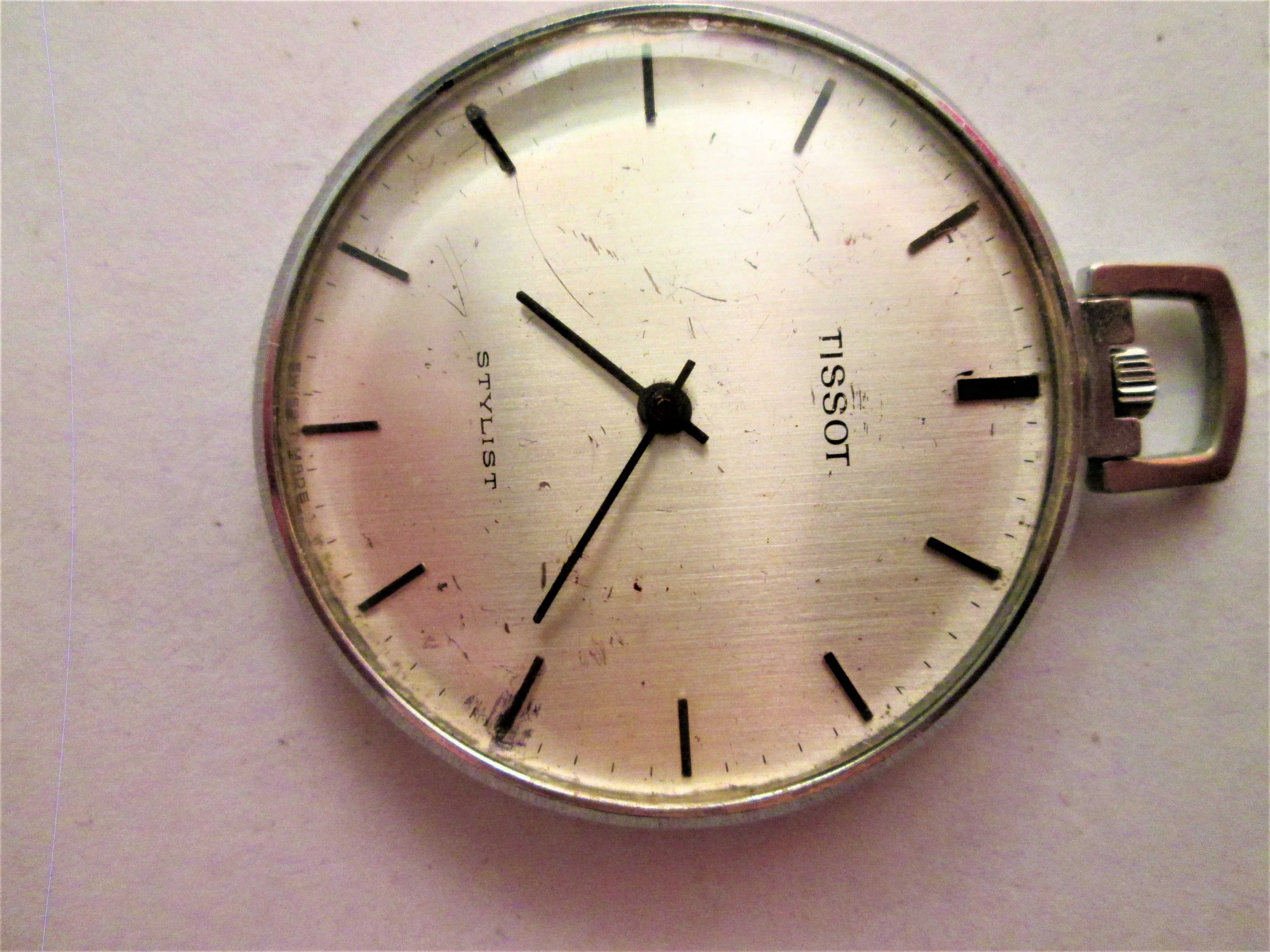 ceas de Buzunar Tissot Stilist extraplat an 1980, doametrul 41 mm