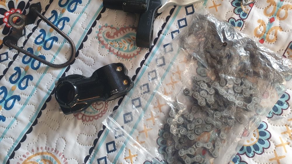 Componente bicicleta butuc pinioane pedale manete monobloc ghidon pipa