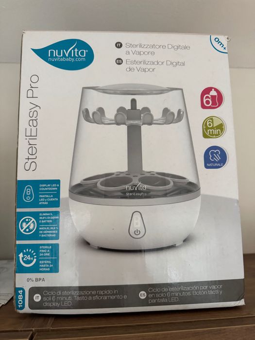 Стерилизатор за шишета и биберони Nuvita