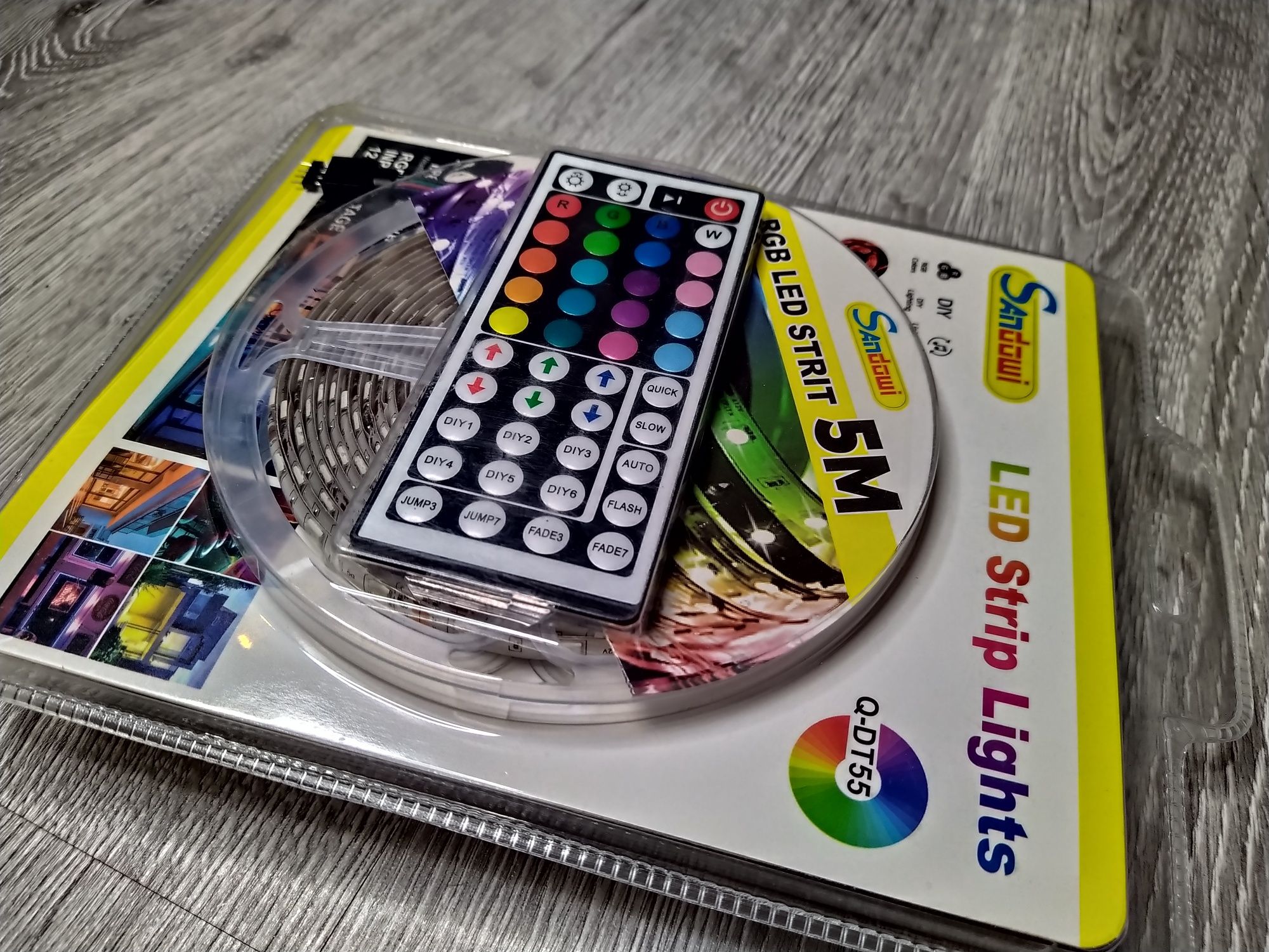 Kit Banda Led RGB 5050 Multicolora Plus Telecomanda cu 44 Taste Oferta