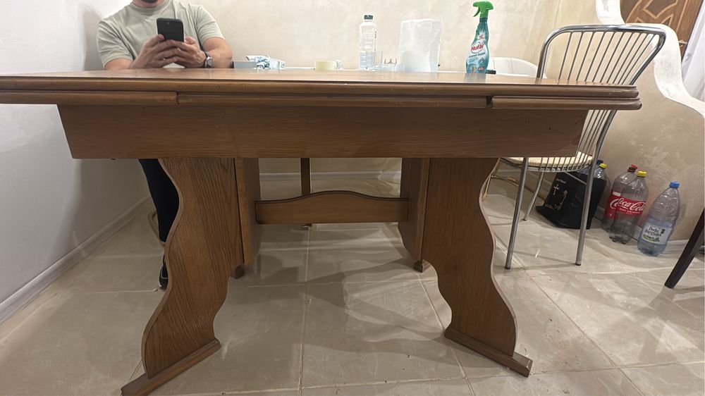 Masa lemn masiv maro extensibila