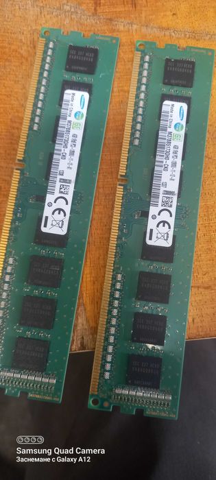 Продавам рам памет кит DDR3 2X4GB SAMSUNG 1600mhz