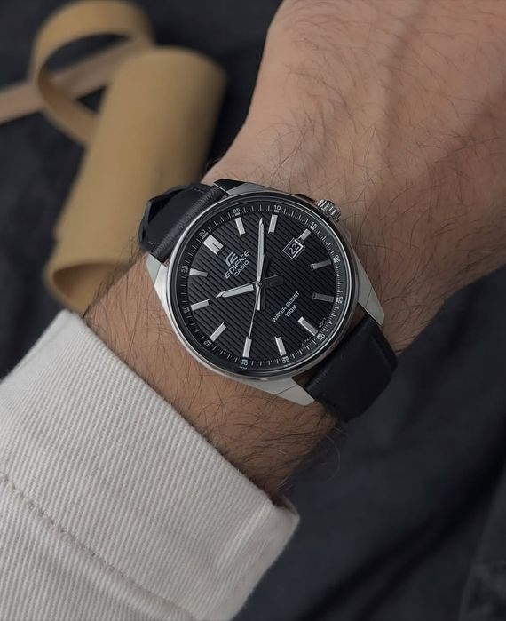 Casio Edifice EFV-150 - Original, WR100, 2-yil kafolat, Kvarts