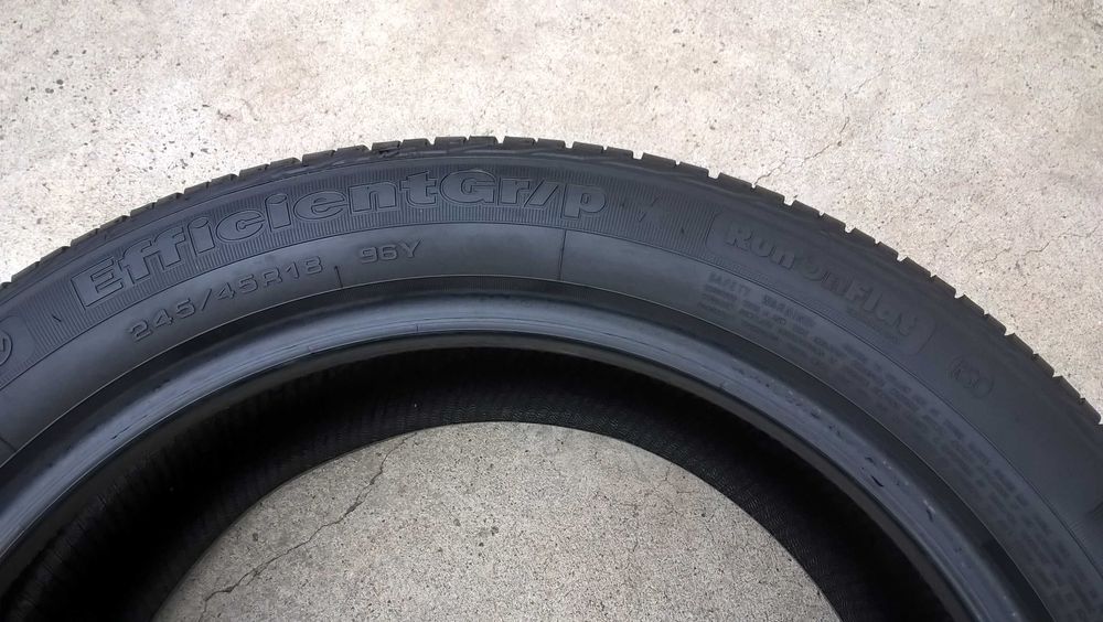 O anvelopa de vara 245 45 18 goodyear efficientgrip run flat 6 mm
