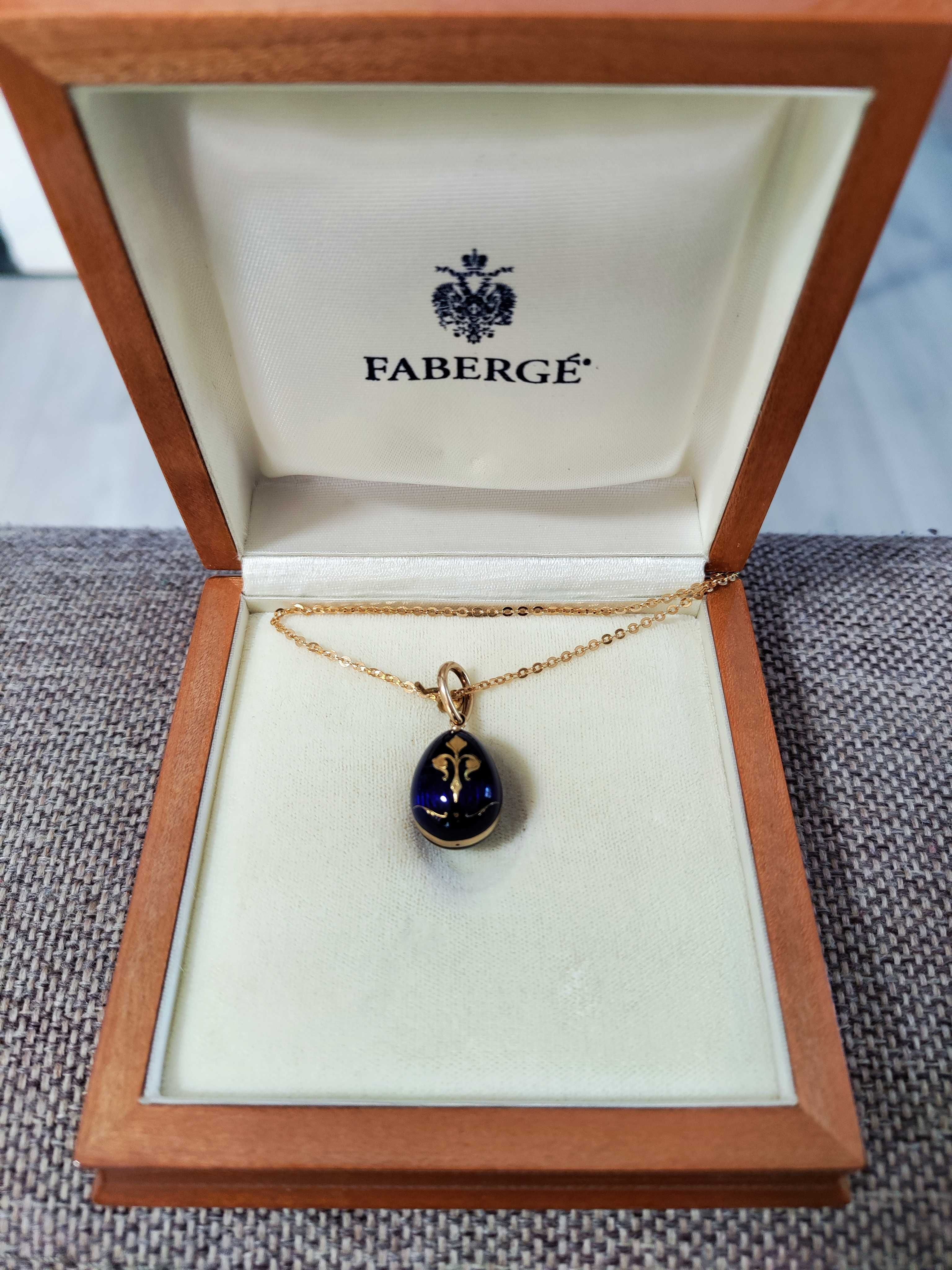 Faberge Pandantiv Aur 18K Oul Faberge Victor Mayer Lantisor Aur 18K