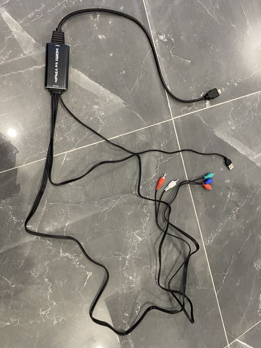 Cablu convertor input HDMI 1080P/60Hz la output YPbPr+R/L USB