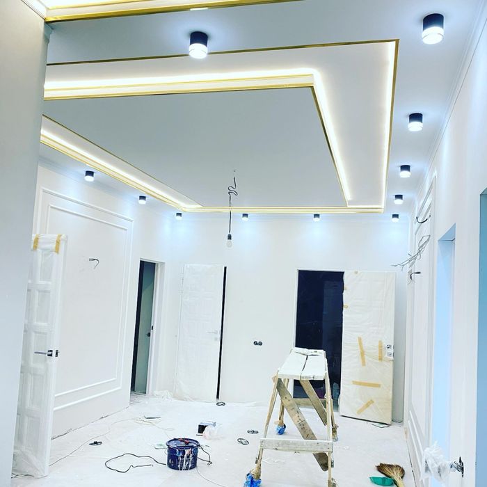 Натяжные Потолки Натяжной Потолок Алматы В Рассрочку Спот Световой Лин