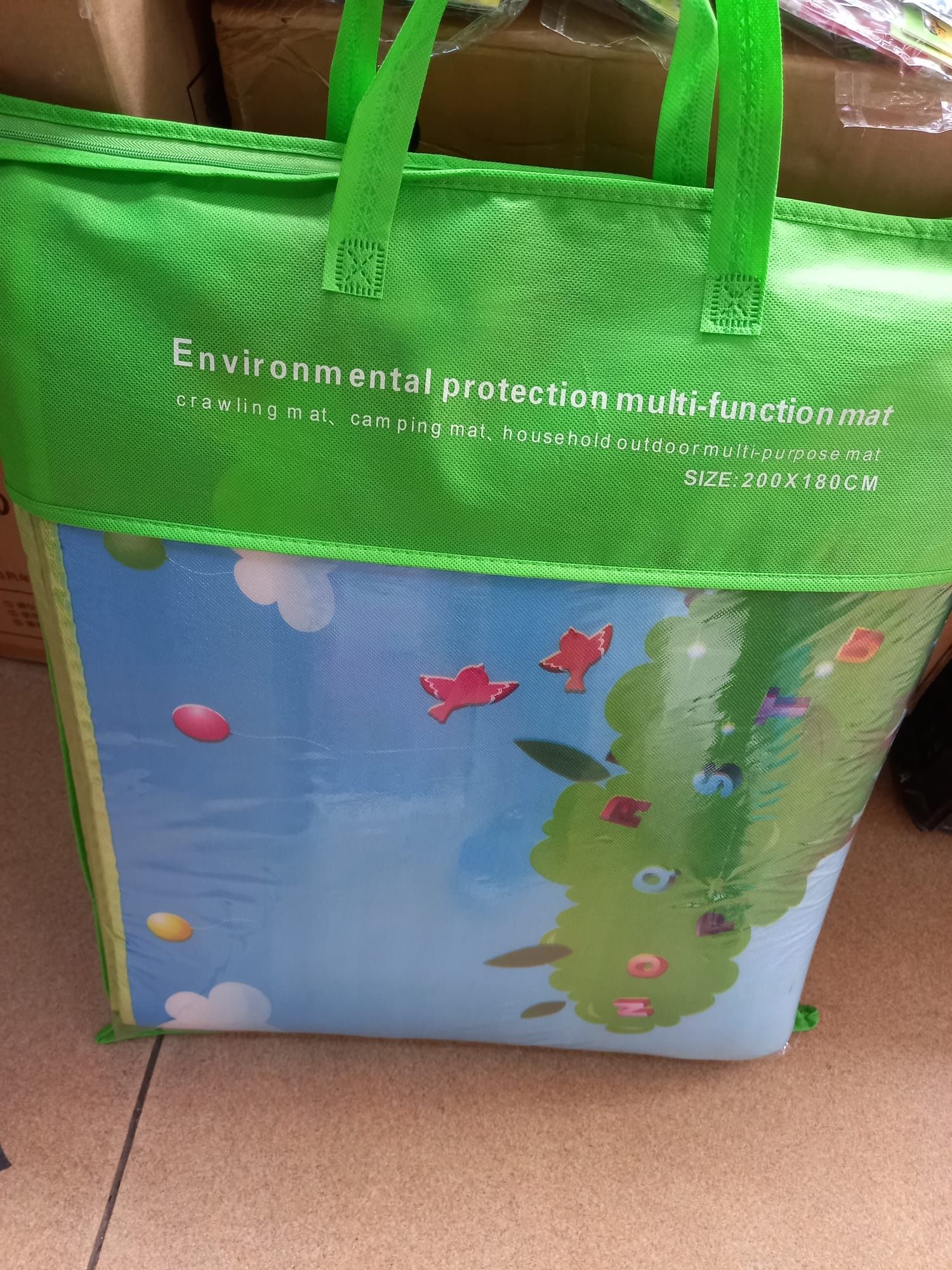 Covor protectie. 2 fete. 180x200. Se ambaleaza, transporta usor. Nou!