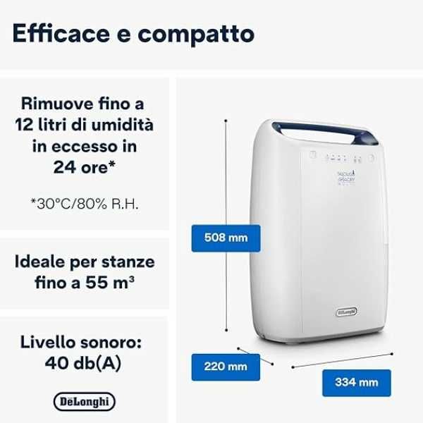 Oбезвлажнител De’Longhi Dex212Sf