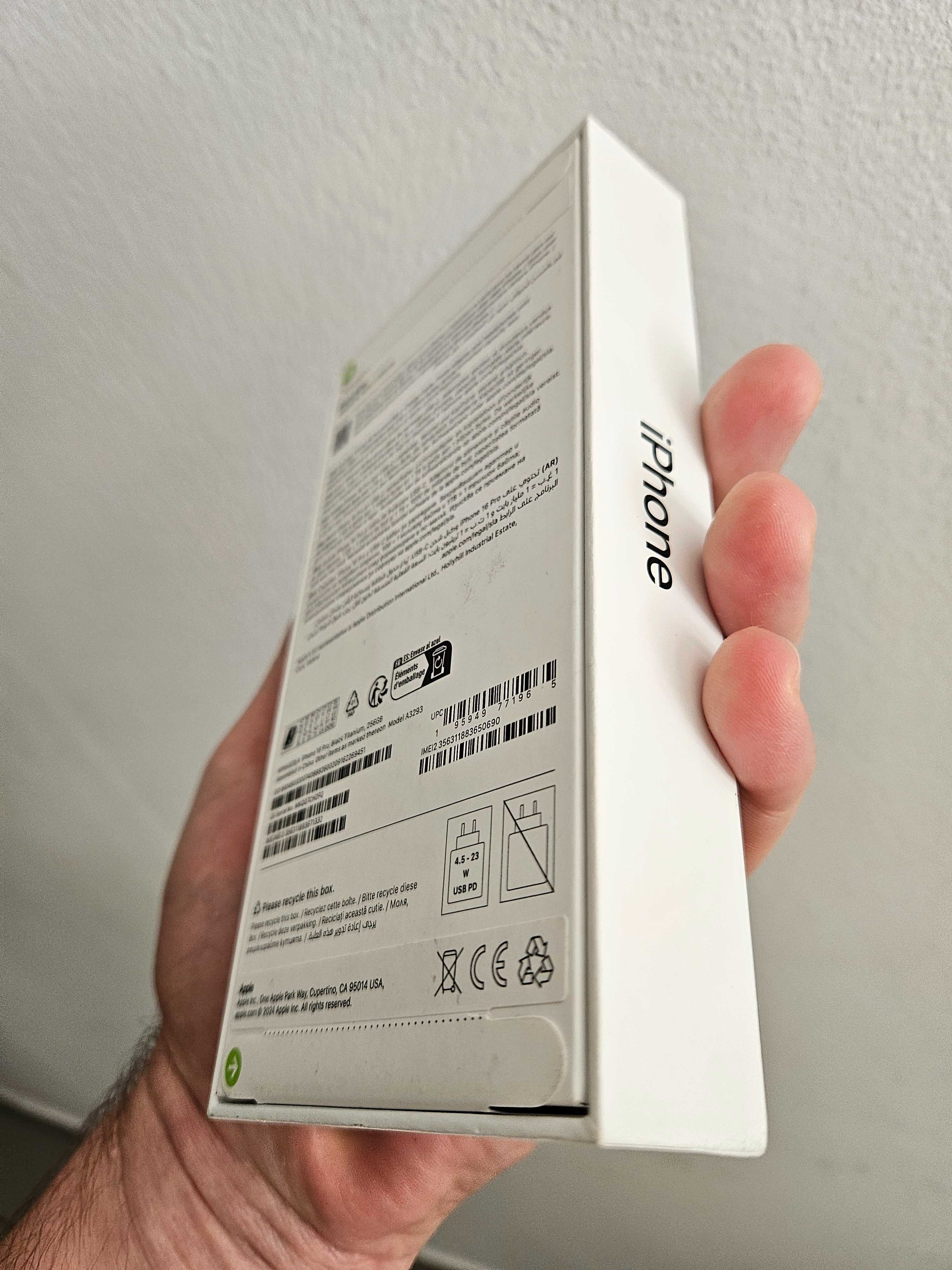 iPhone 16 Pro, 256 Gb, neverlock, nou la cutie, garantie.