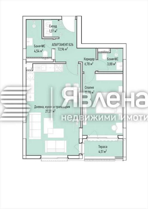 Продава се Двустаен апартамент в София, Младост 4 - 95 кв.м за 1088 €/кв.м - Снимка #3