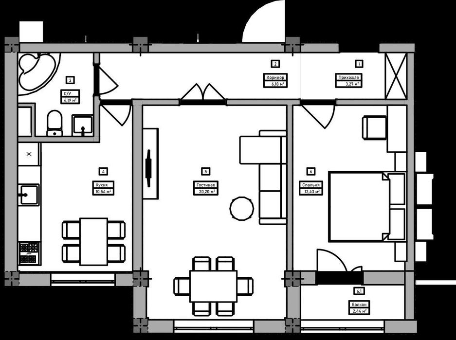 Kvartira sotiladi 2/8/10 60m2