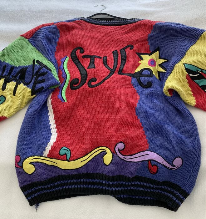 Произведение на изкуството! Pinup Плетено яке с подплата от Флорида.