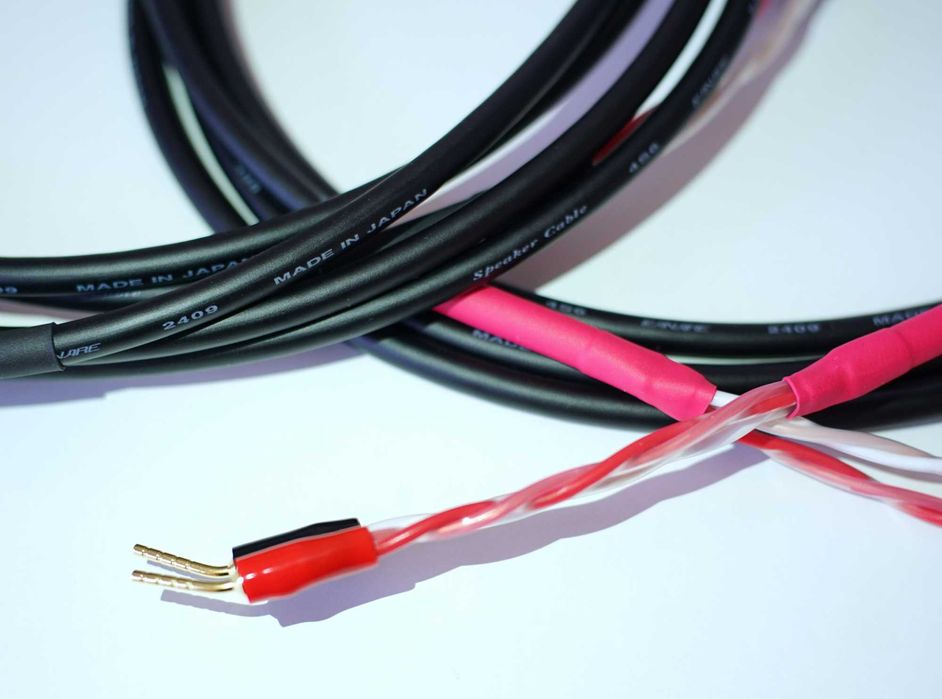 Canare Japan - Cabluri audio boxe 3m lungime mufe PIN, QUAD