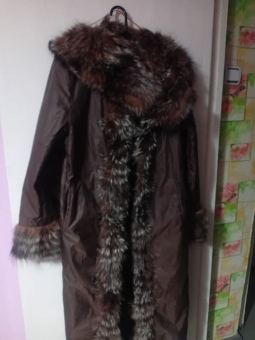 Плашевка с натуральным мехом, качество Италия