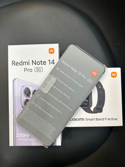 Xiaomi redmi note 14 pro 256 GB+ xiaomi smart band 9