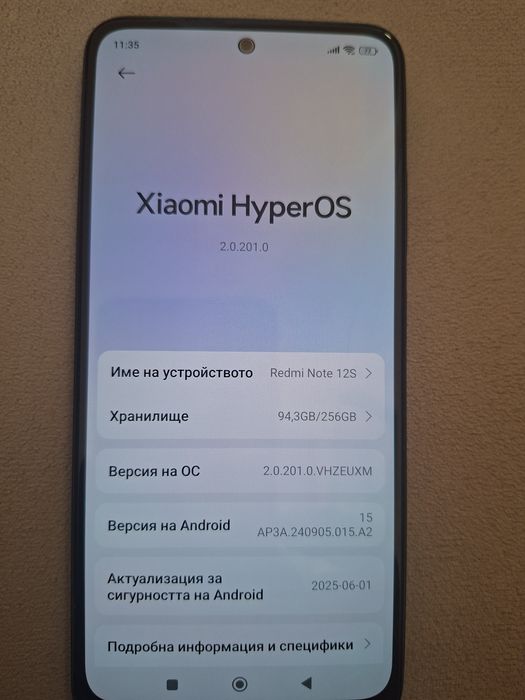 Xiaomi Redmi Note 12S 256GB 8GB В Гаранция Без Забележки