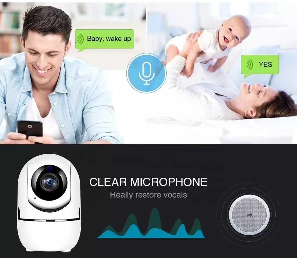 Camera de Supraveghere WIFI, IR 10m , 4X Zoom, Audio Video ,TSS-IPM-W