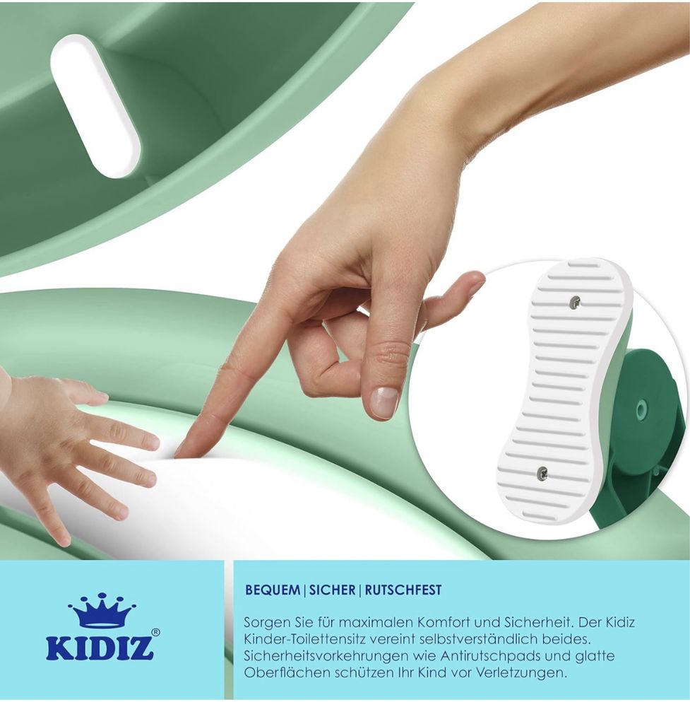 KIDIZ® Детска тоалетна седалка  със стълби и дръжки