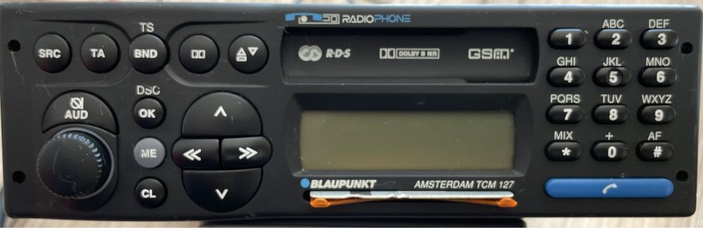 Radio casetofon -telefon Blaupunkt Amsterdam tcm 127