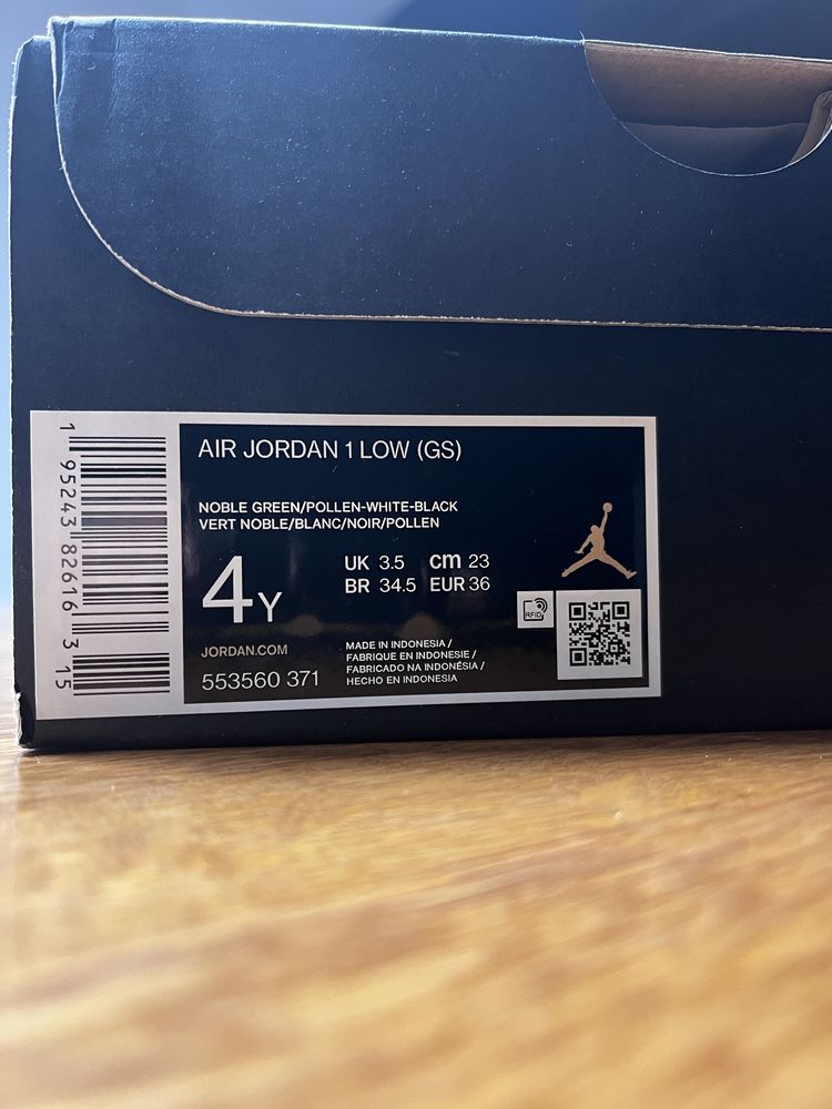 Air Jordan 1 “Green toe” Low