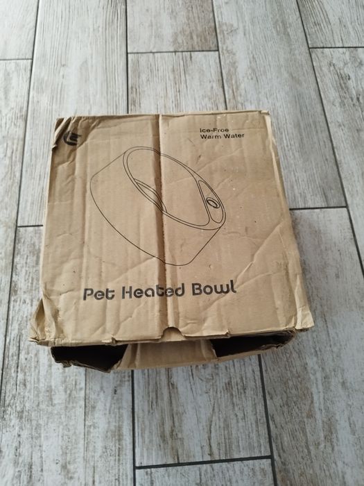 Bol cu incalzire mancare/apa pentru pisici/caini, 26 cm