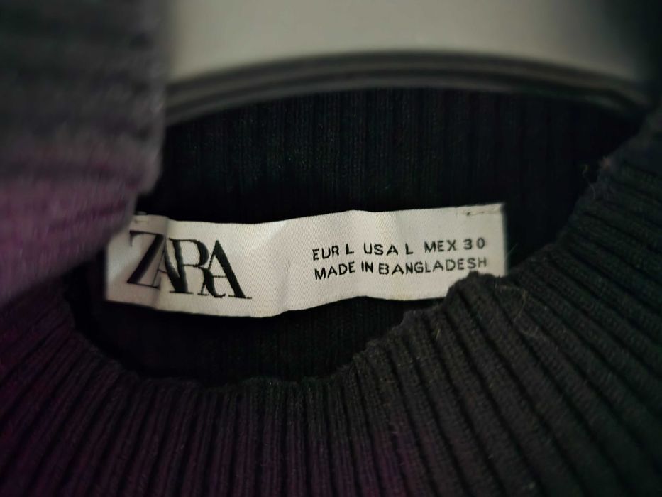 Тёплое платье Zara разм L б/у