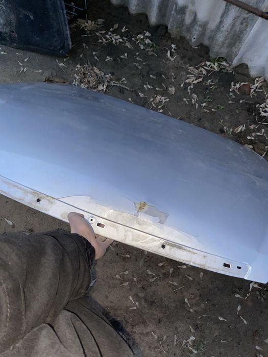 Капот приоры серый