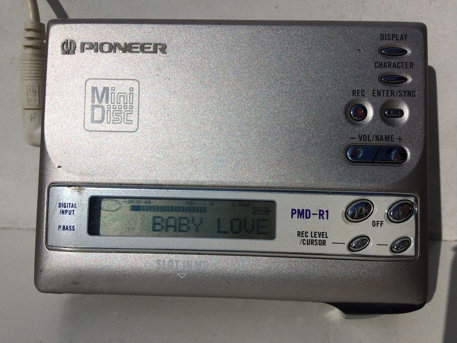 Minidisc Pioneer Recorder portabil walkman MD corp metal Japonia