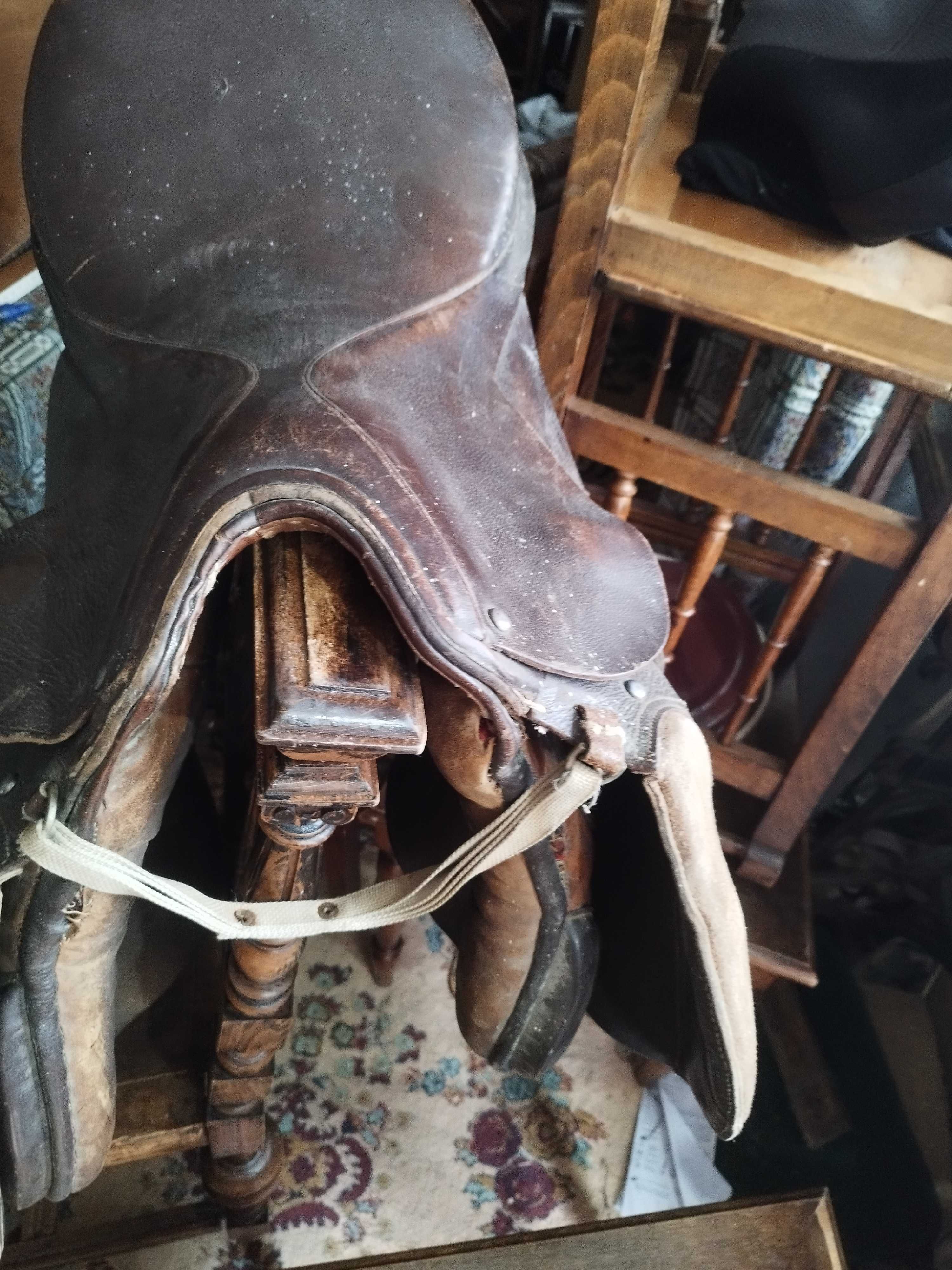 Șa călărie de piele originala