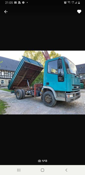 Vand Iveco basculbil cu macara 10 t