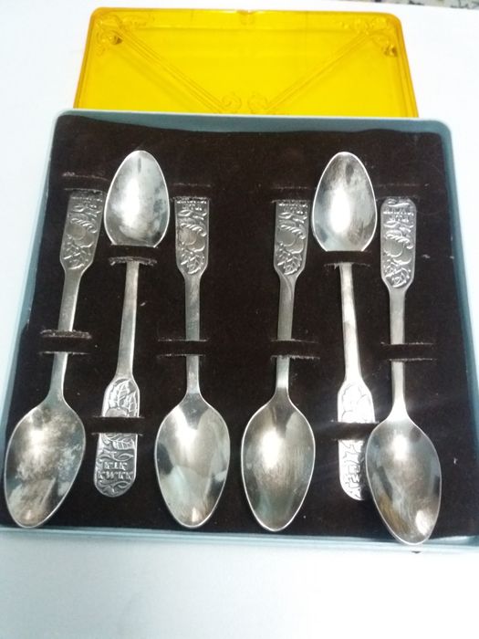 Советский    мельхиорвый   ложки.  Алмата.