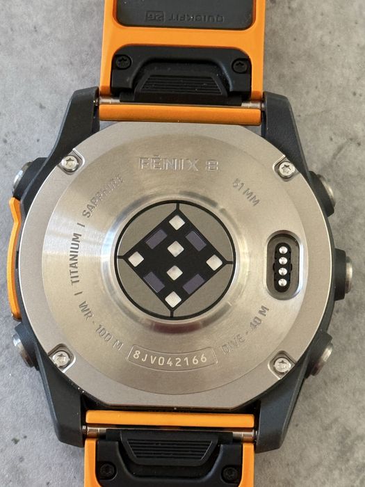 Ceas Garmin fēnix® 8 – 51 mm, AMOLED, Sapphire, Titan