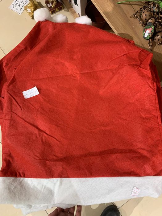 Коледна декорация калъф за облегалка за стол