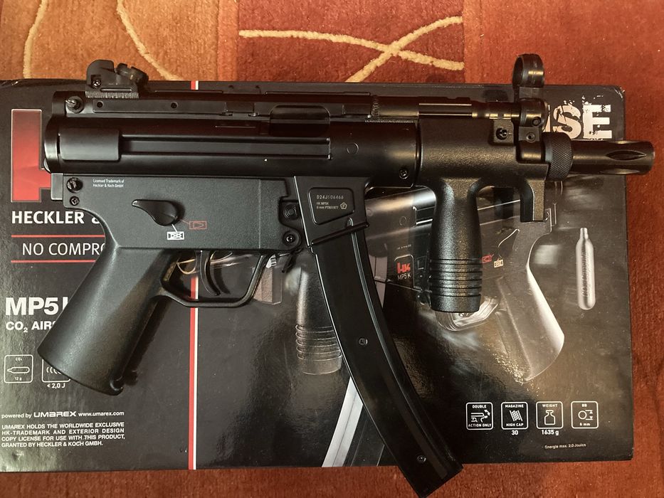 Replică airsoft Umarex MP5K CO2
