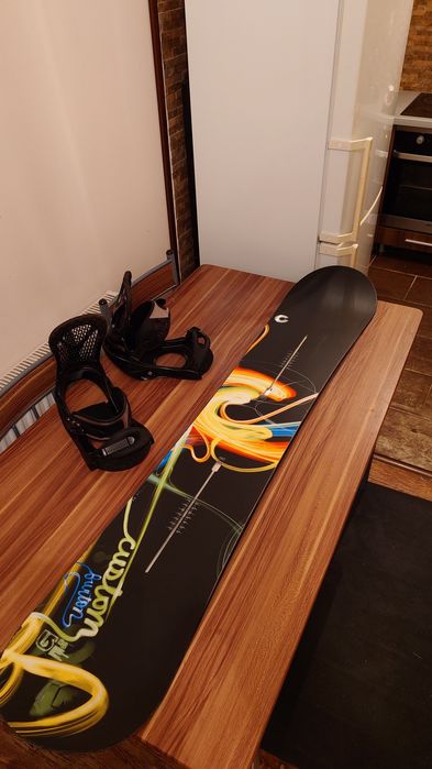 Placa Snowboard Burton Custom 159cm canal cu Legaturi Burton Custom L