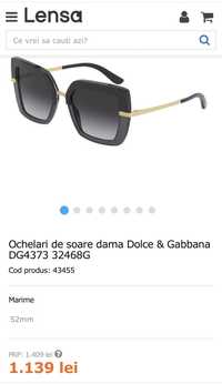 Vând ochelar de soare Dolce &Gabbana dama