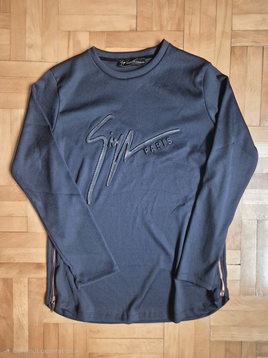 Bluză Giuseppe Zanotti de lux, Fermoare laterale, Bărbați - M