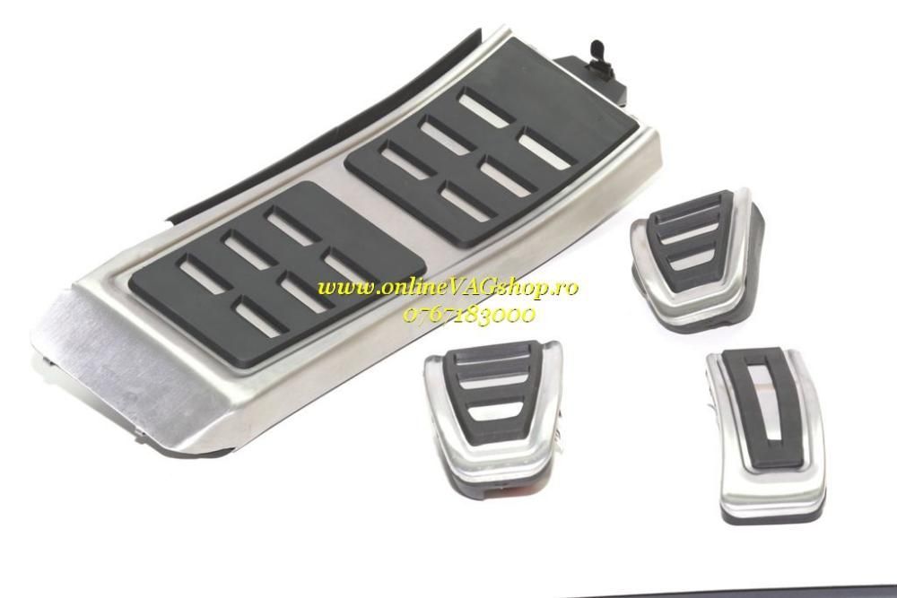 Set Pedale Inox + Footrest transmisie manuala Audi A4,A5,A6,A7,Q5
