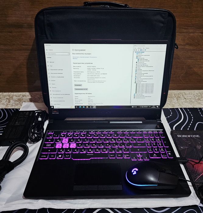 Игравой Asus Tuf gaming F15 FX506L JetBLACK!