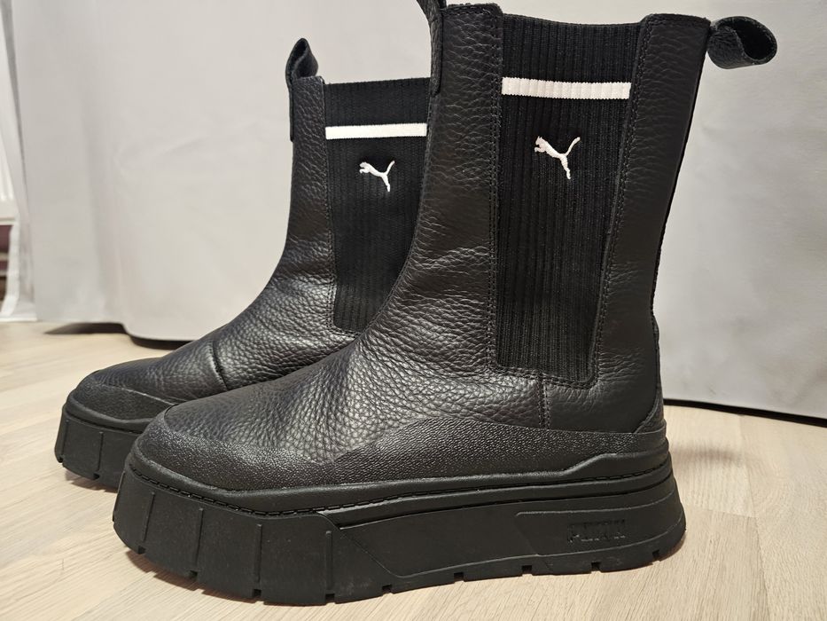 PUMA боти от естествена кожа