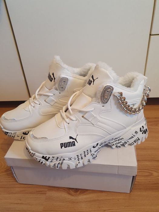 Pantofi sport Puma cu interior îmblănit