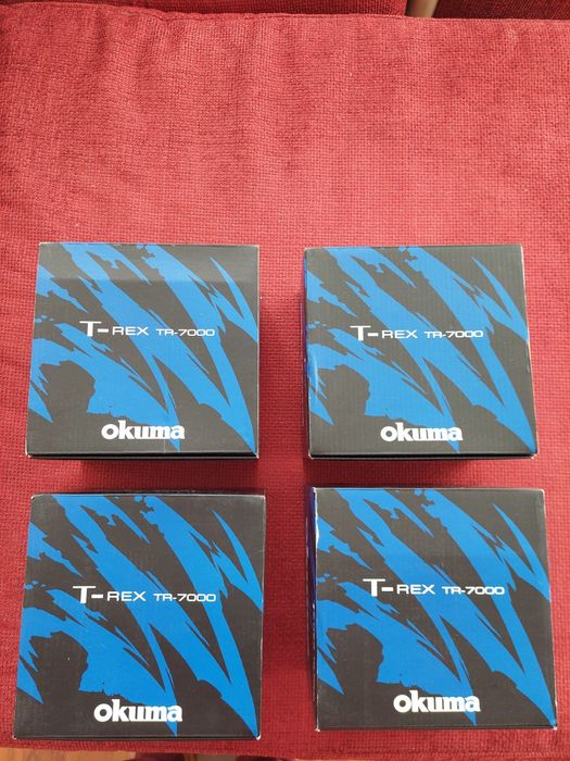 Set 4 mulinete crap OKUMA T-REX 7000