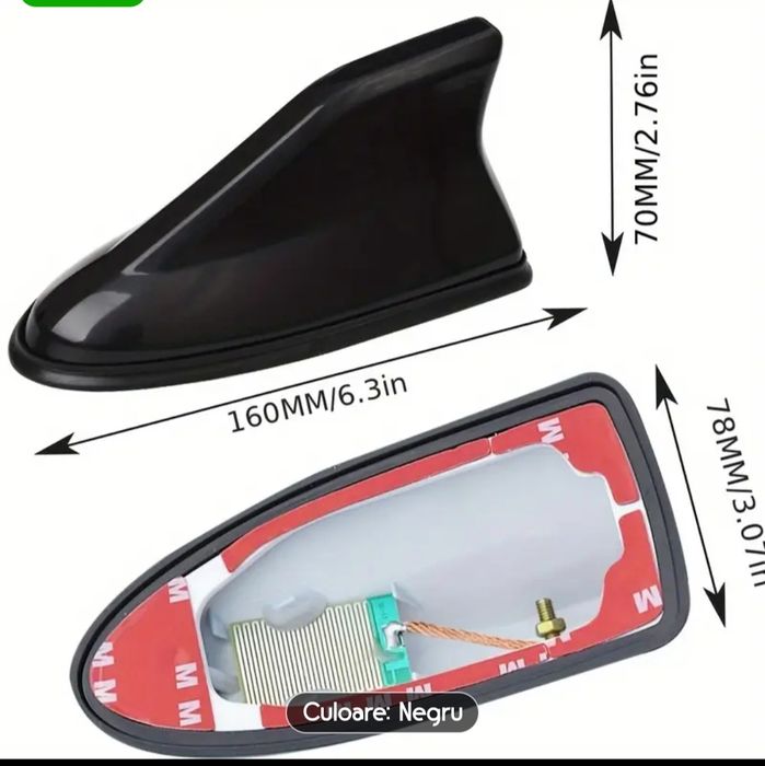 Antena universala model aripa de rechin